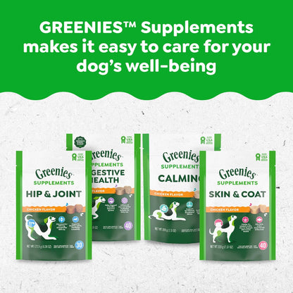 Greenies Supplements Calming Chews for Dogs Chicken Flavor, Dog Calming Chews, 7.3 oz. Container of 40 Count - Image 13