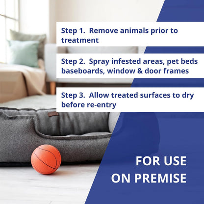 Authentic USA Imported Farnam Flea Halt Spray for Dogs