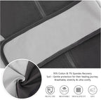 Premium cotton-spandex dog recovery clothes preventing licking and scratching of wounds.