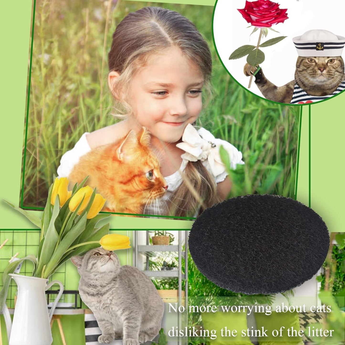 Packaging of the six pack pet deodorizer filters for moisture control.