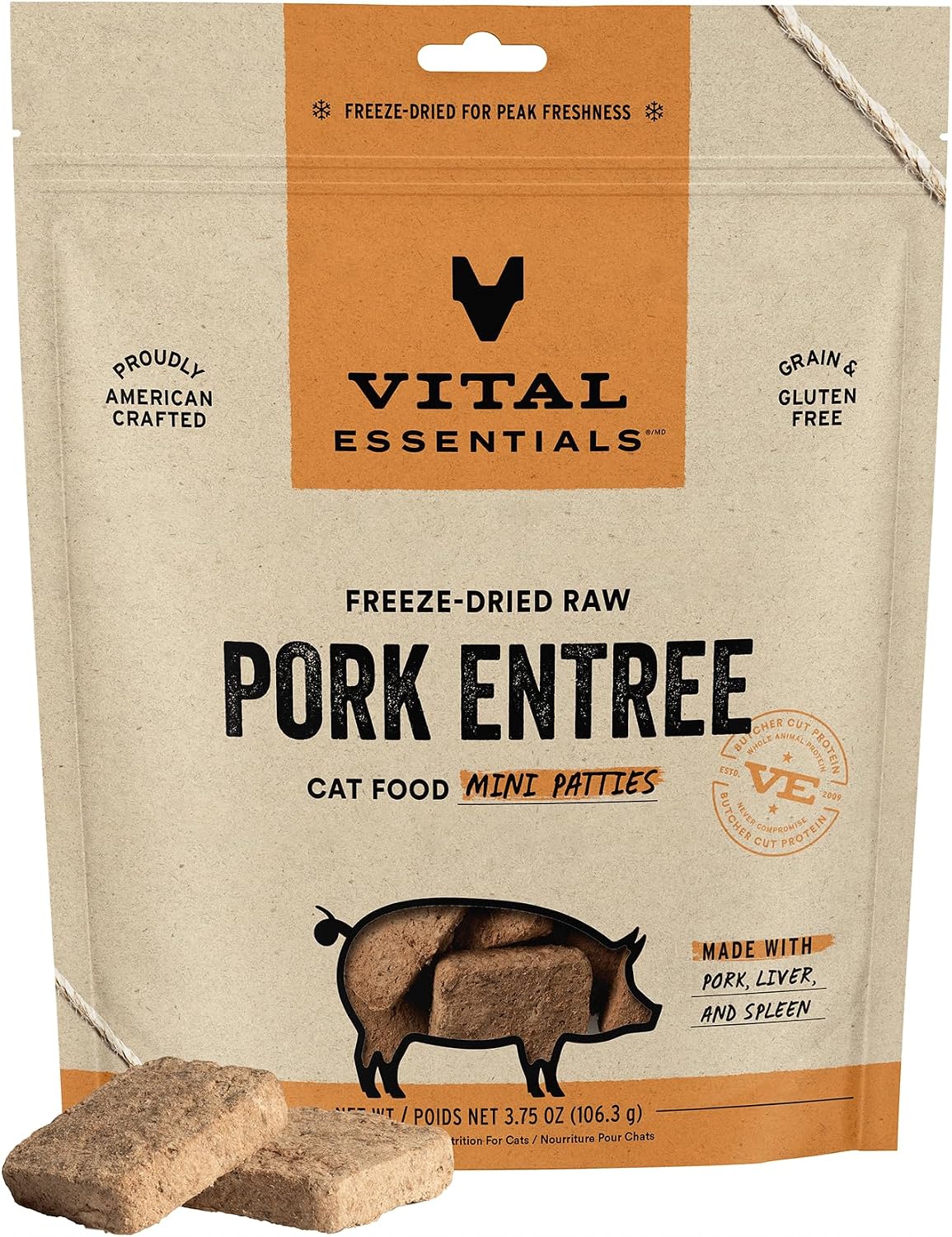 Vital Essentials Freeze Dried Cat Food, Raw Rabbit Mini Patties | Complete Meal or Topper | Easy to Portion and Rehydrate | High Protein, Grain Free Dry Cat Food | 8 oz Bag - Image 13