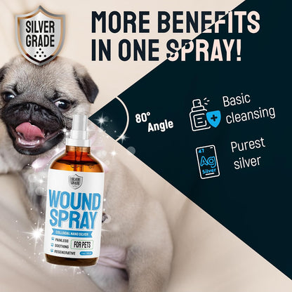 Authentic USA imported SILVER GRADE pet skin care product packaging