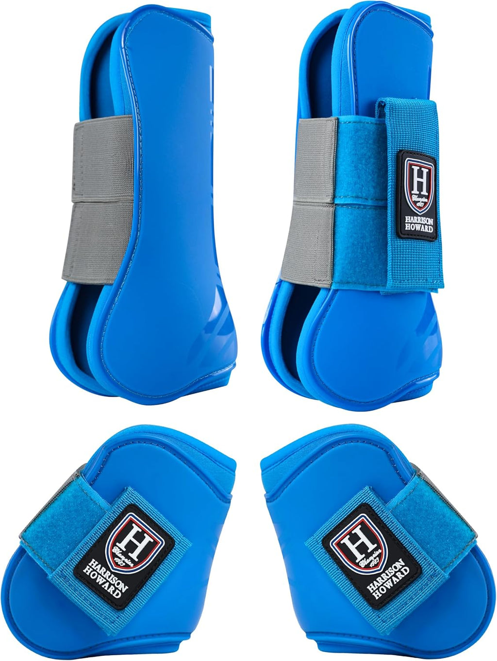 Harrison Howard Horse Tendon Boots Open Front/Fetlock Boot for Horse Protective Boots for Jumping, Trail Riding Set of 4 - Image 9