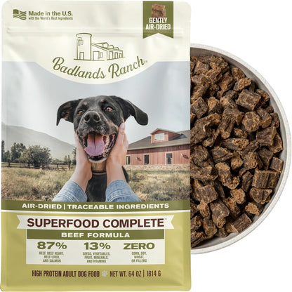 BADLANDS RANCH by Katherine Heigl - Superfood Complete Air-Dried Beef Dog Food - High Protein with Superfoods for Daily Wellness & Consistent Nutrition - 24 oz - Image 12