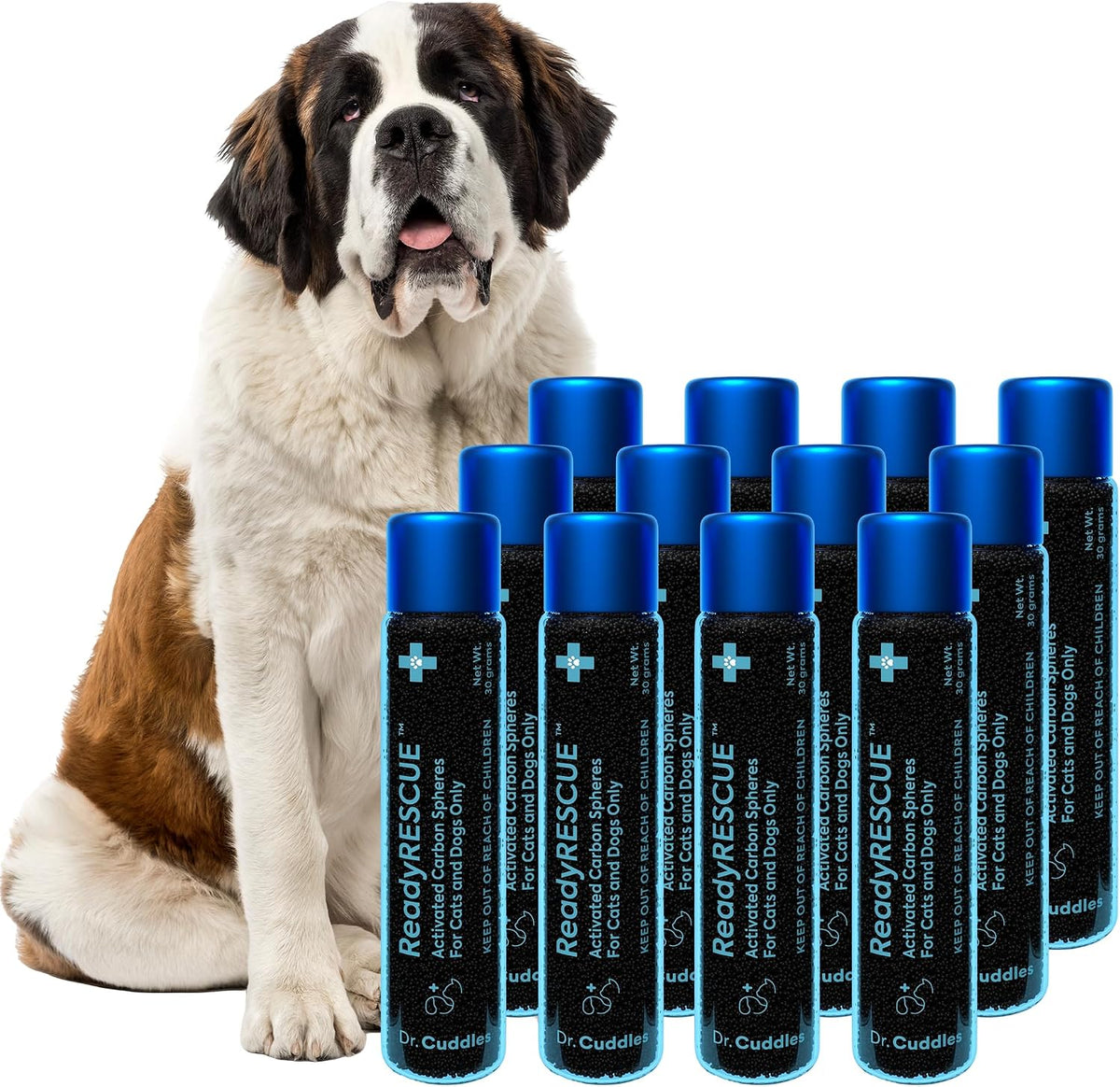 ReadyRESCUE Activated Charcoal microspheres for Dogs and Cats - Veterinary-Grade Pet First Aid Kit Essential - Fast Acting Emergency Poison Binder - Safe and Travel Ready - 30 g Pack of 1 - Image 13