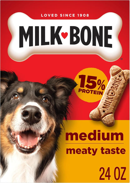 Milk-Bone Crunchy Medium Dog Treats, 10 Lb. Box, Original Beef Flavor - Image 15