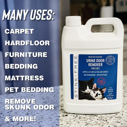 Stink Free Instantly urine destroyer for rugs and upholstery