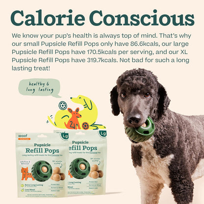 Nutritious USA-sourced pet snacks packaged in a 7 count bag.
