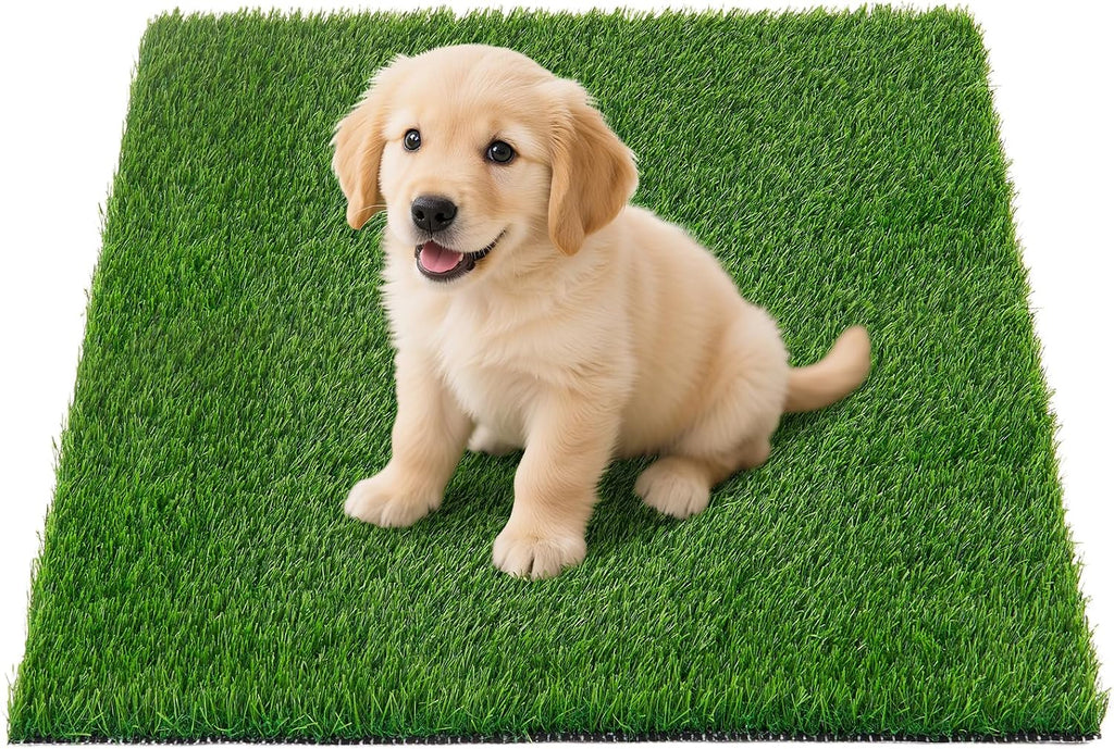 Artificial Pee Grass Pad for Dogs, Fake Grass Replacement Pads for Dog Potty Tray Training Pet Turf, Indoor and Outdoor Mat- 2 Packs (14" x 18") - Image 11