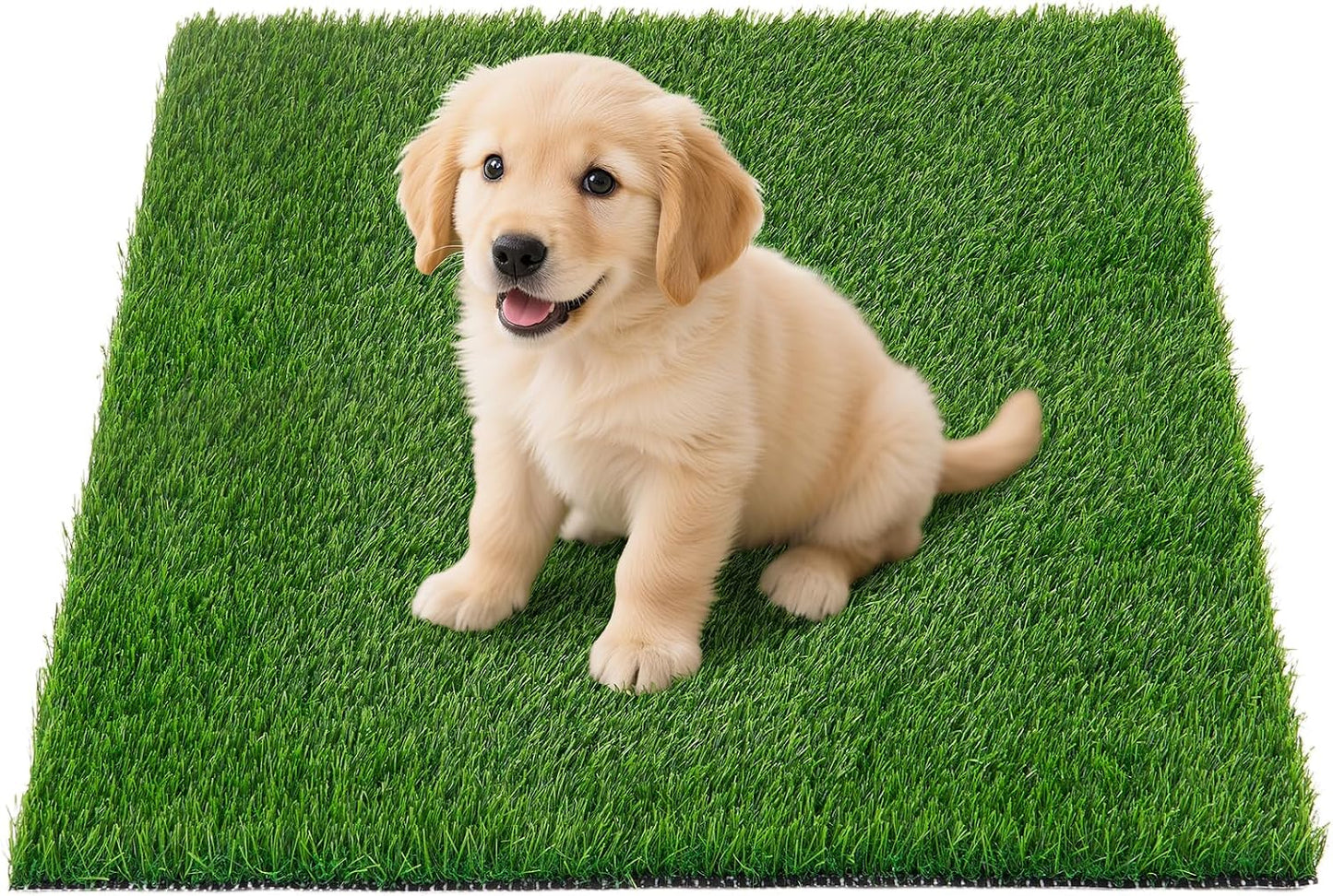 Artificial Pee Grass Pad for Dogs, Fake Grass Replacement Pads for Dog Potty Tray Training Pet Turf, Indoor and Outdoor Mat- 2 Packs (14" x 18") - Image 11