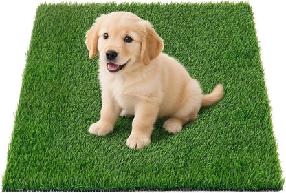 Artificial Pee Grass Pad for Dogs, Fake Grass Replacement Pads for Dog Potty Tray Training Pet Turf, Indoor and Outdoor Mat- 2 Packs (14" x 18") - Image 11