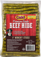 Cadet Premium Grade Beef Hide for Dogs, Long-Lasting Munchy Chew Sticks, Single-Ingredient Rawhide Dog Chews, 5-Inch, 100 Count - Image 9