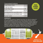 CountryPet Naturals frozen fresh dog food rolls arranged together