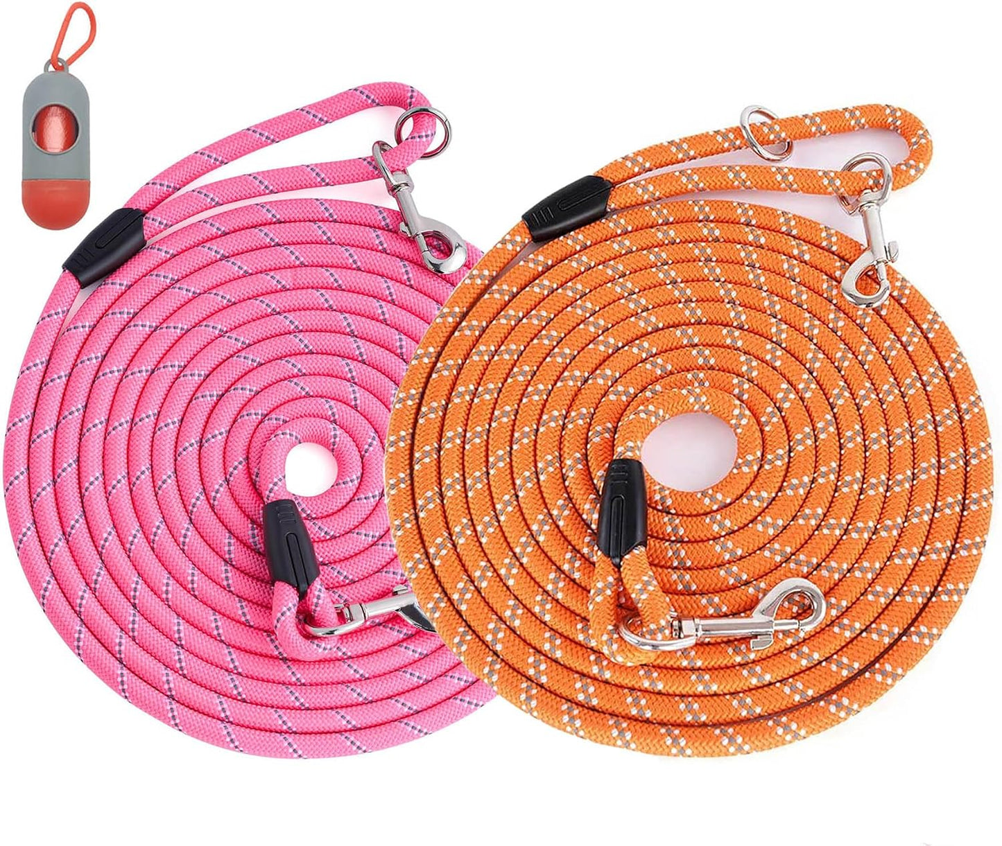 Long Dog Leash for Training 10FT/16FT/20FT/30FT/50FT/100FT, Reflective Tie Out, Heavy Duty Dog Lead for Large, Medium & Small Dogs - Outside Walking, Playing, Camping, Yard - Image 13