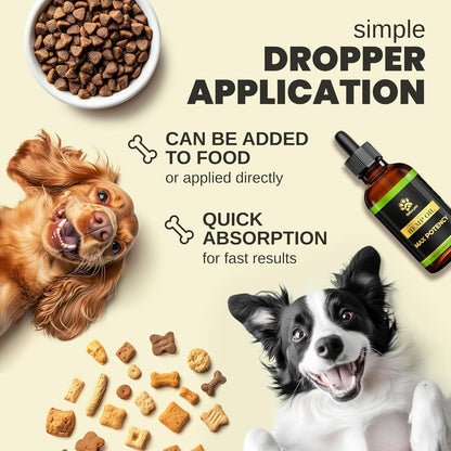 Billion Pets organic hemp drops for cat separation anxiety relief