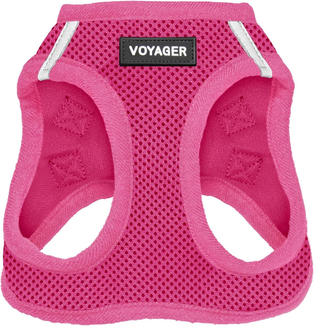 Best Pet Supplies Voyager Step-in Air Harness fuchsia side view