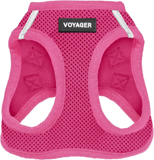 Best Pet Supplies Voyager Step-in Air Harness fuchsia side view