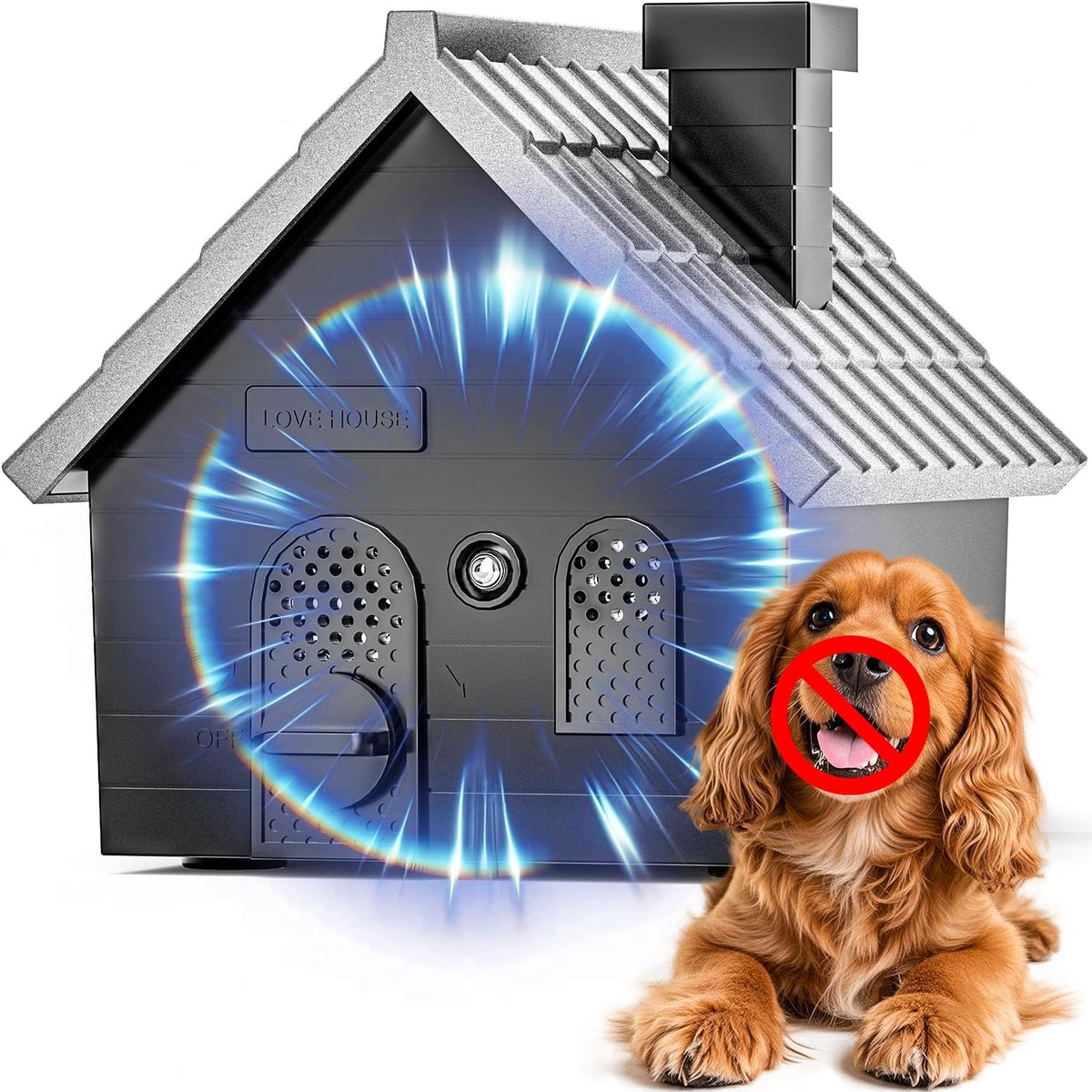 AODA ultrasonic anti barking device front view