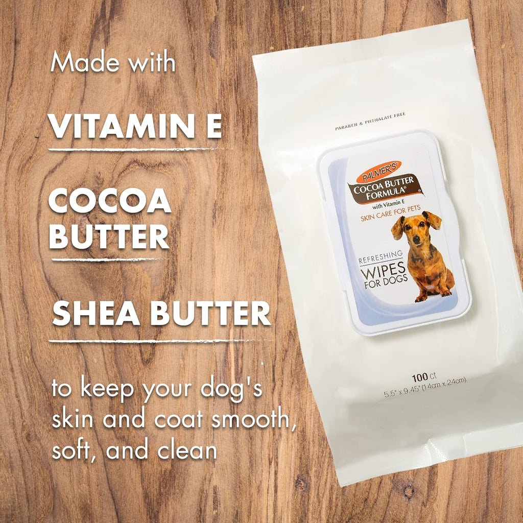 Daily refreshing pet wipes for cleaning dog paws and coats