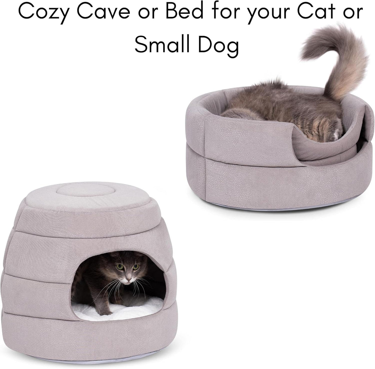 Birdrock Home small dog and cat indoor bed packaging layout view