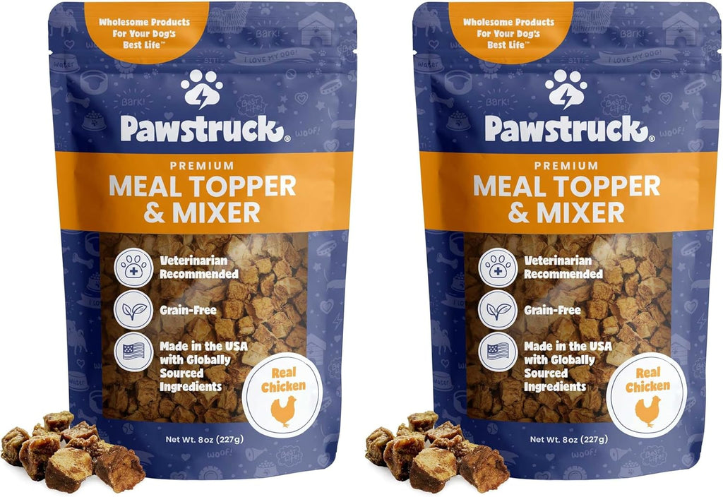 Pawstruck Vet Recommended Air Dried Dog Food Toppers for Picky Eaters, Made in USA with Real Beef, Premium Meal Mix-in Kibble Enhancer, 8 oz, Packaging May Vary - Image 9