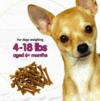 Fido Belly Bones for Dogs, Mini - 100 Count - Yogurt-Flavor Dental Treats for Small Dogs - Plaque & Tartar Control for Fresh Breath - Digestive Support - Made in USA - Image 5