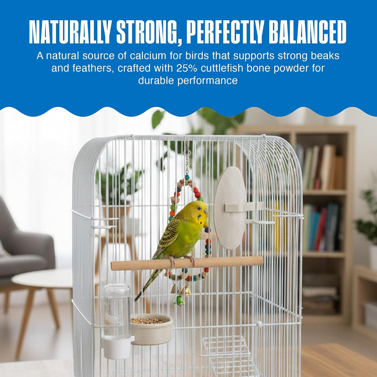 Penn-Plax Bird-Life E-Cuttlebone Natural, 1 Pk (2 Counts) - White - Image 2