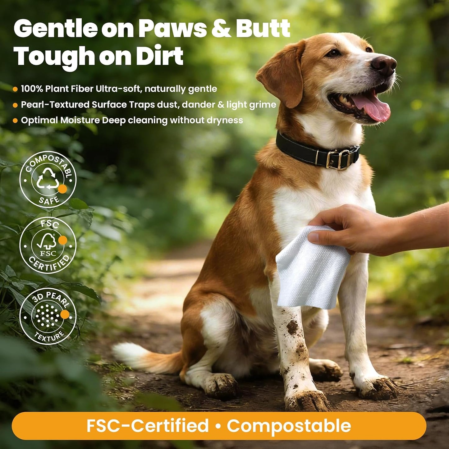 Femeke cat and dog wipes demonstration for sensitive skin paw and face cleaning.