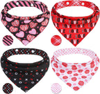PAWCHIE Dog Cooling Bandana Small, 4 Packs Ice Cool Pet Triangle Scarf Bibs Reversible Styles, Summer Adjustable with Two Snaps, Kerchief Set Accessories for Dogs, Puppy, Cats - Image 12