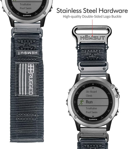 Hemsut H rugged replacement band for men on outdoor adventure