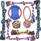 LECHONG Dog Toys for Aggressive Chewers Tough Rope Chew Toys for Large and Medium Dog 3 Feet 5 Knots Indestructible Cotton Rope for Large Breed Dog Tug of War Dog Toy Teeth Cleaning - Image 9