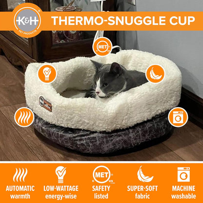Top view of K&H Thermo-Snuggle Cup for small pets