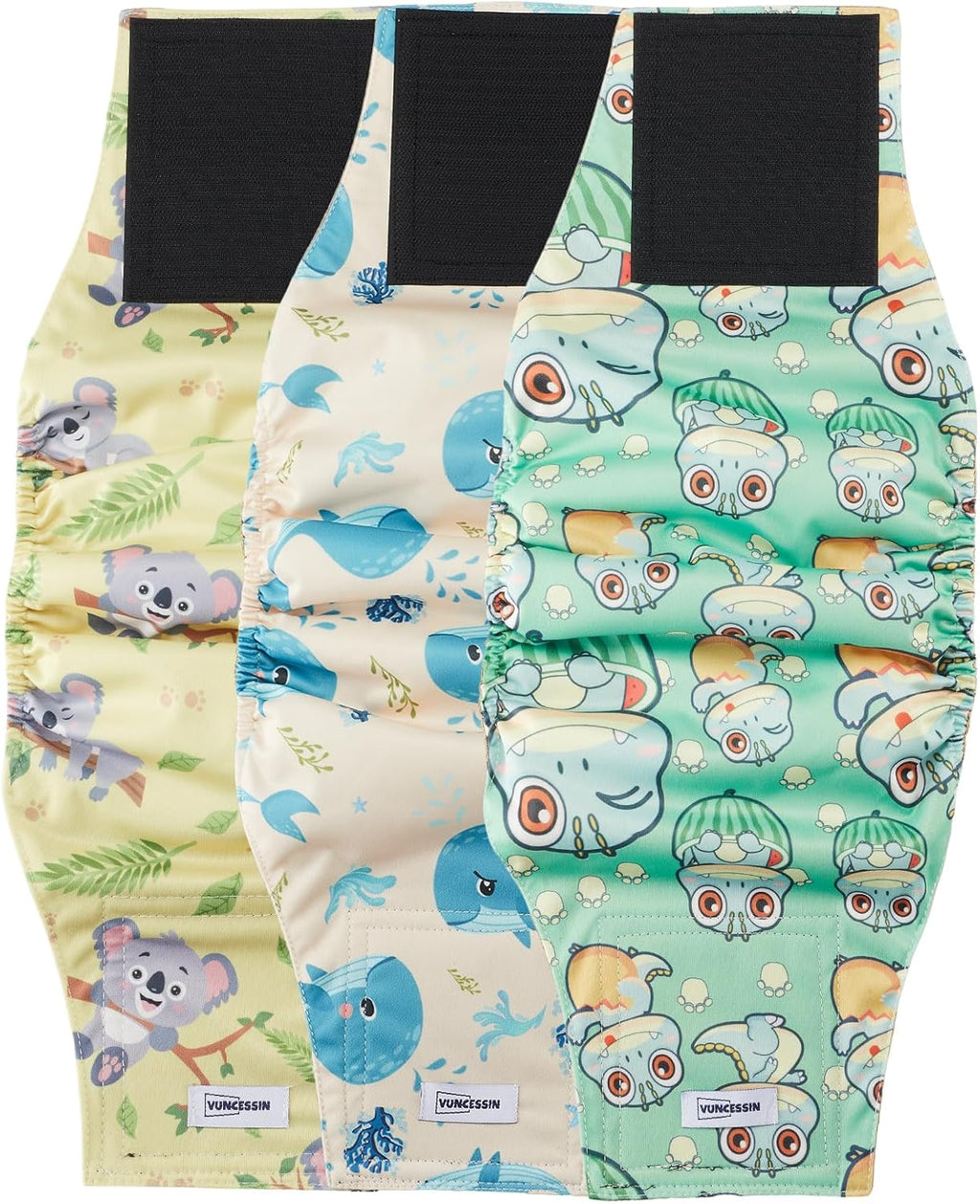 Washable Dog Diapers Male Reusable, Premium Belly Bands for Male Dogs Small, Pack of 3, High Absorbing Small Male Dog Pee Wraps for Doggie in Incontinence or Excitable Urination and Training(S) - Image 10