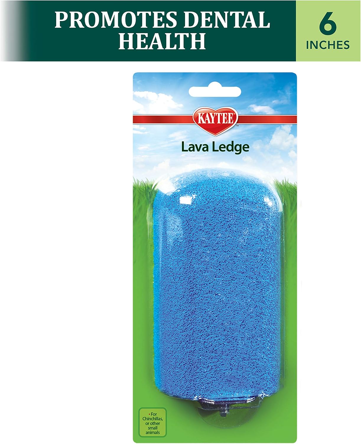 Kaytee Lava Ledge attached securely to a wire pet habitat cage wall.