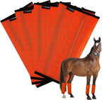 Horse Fly Boots, Breathable Mesh Protection Set of 4, Comfortable Horse Leggings, Breathable Mesh Design, Equine Supplies for Reduce Stomping, Hoof Damage & Leg Fatigue (Purple, Large) - Image 12