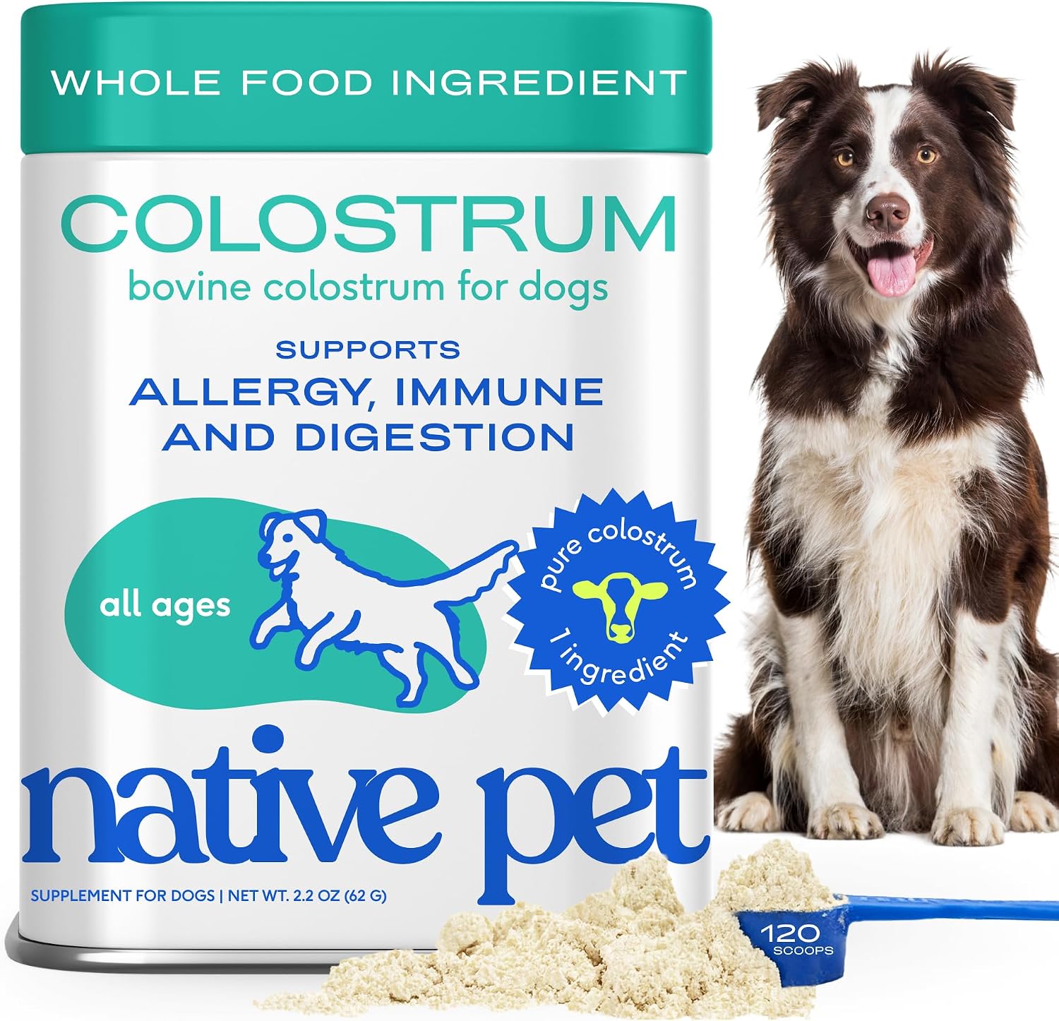 Native Pet Dog Allergy Chews - Dog Allergy Relief with Probiotics and Colostrum for Itchy Skin Relief to Support Seasonal Allergy and Healthy Immune System - All Natural Anti-Histamine - 30 Chews - Image 15