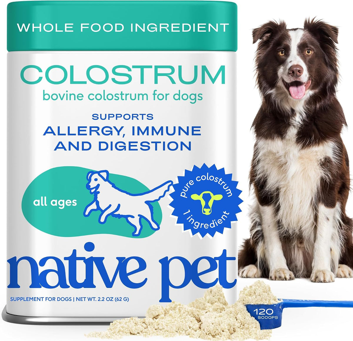 Native Pet Dog Allergy Chews - Dog Allergy Relief with Probiotics and Colostrum for Itchy Skin Relief to Support Seasonal Allergy and Healthy Immune System - All Natural Anti-Histamine - 30 Chews - Image 15