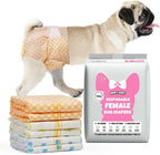 Dono puppy training diapers compact multi piece portable packaging back view
