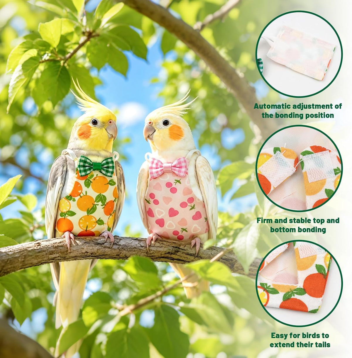 ECNHIVE bird flight suit with 50 replacement pads kit