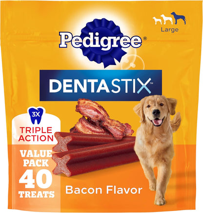 Pedigree Dentastix Large Dog Treats, Original, Beef & Fresh, 2.73 lb. Variety Pack (51 Treats Total) - Image 11