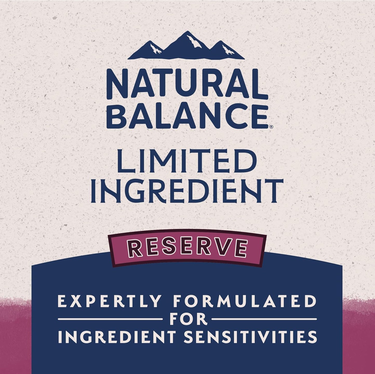 Natural Balance single source animal protein venison dog food benefits display