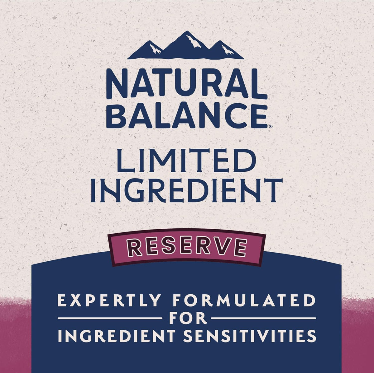 Natural Balance single source animal protein venison dog food benefits display