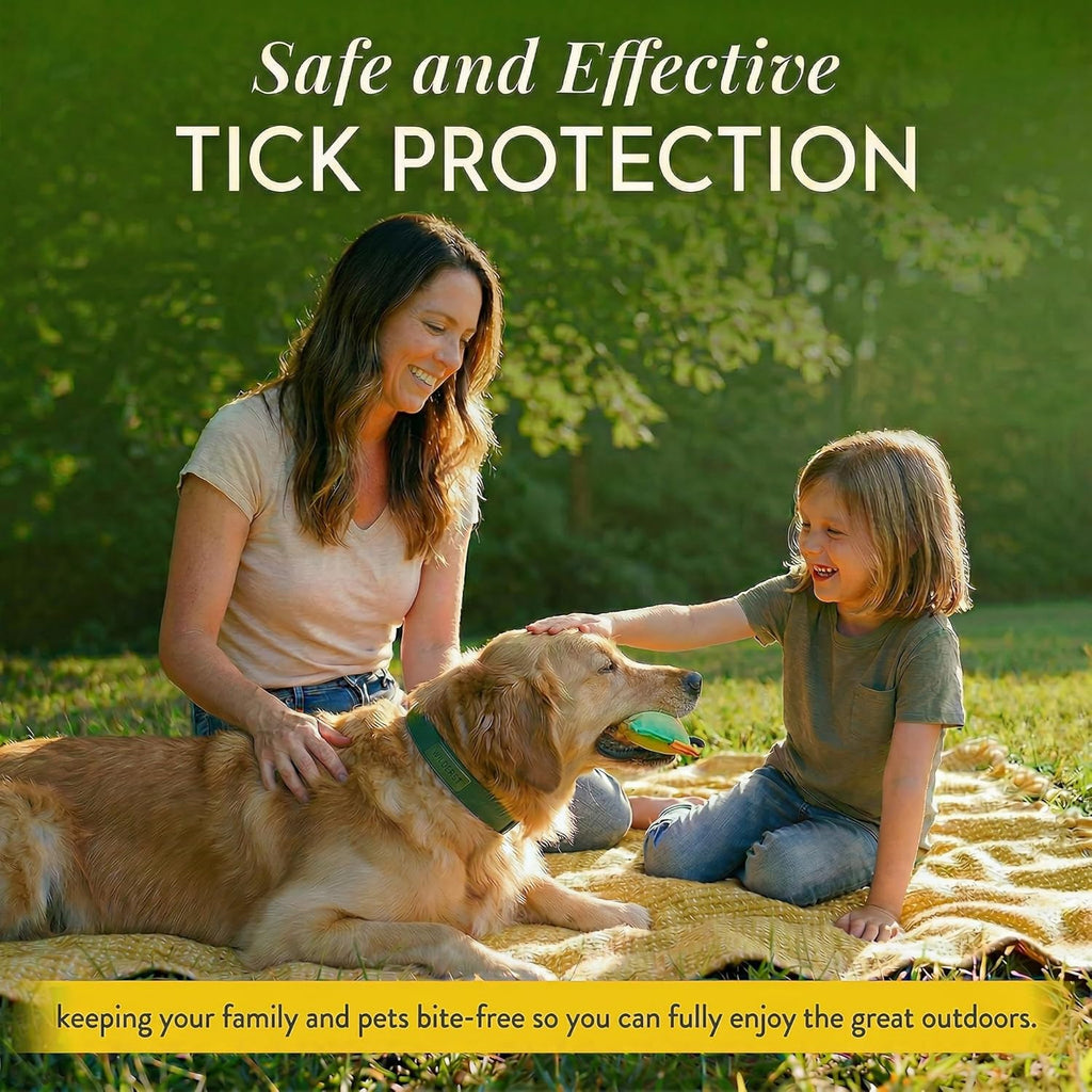 Diagram showing proper placement of tick tubes in a garden