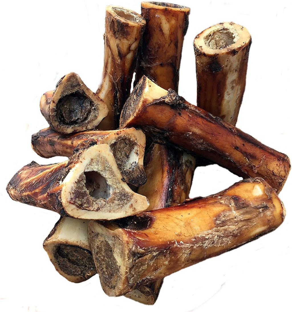 Premium durable dog chew bone showing rich marrow center
