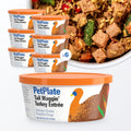 PetPlate Tail Waggin Turkey Entree 12 ounce cup front view