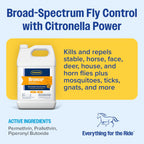 Farnam Bronco E fly spray 128 fluid ounce size display