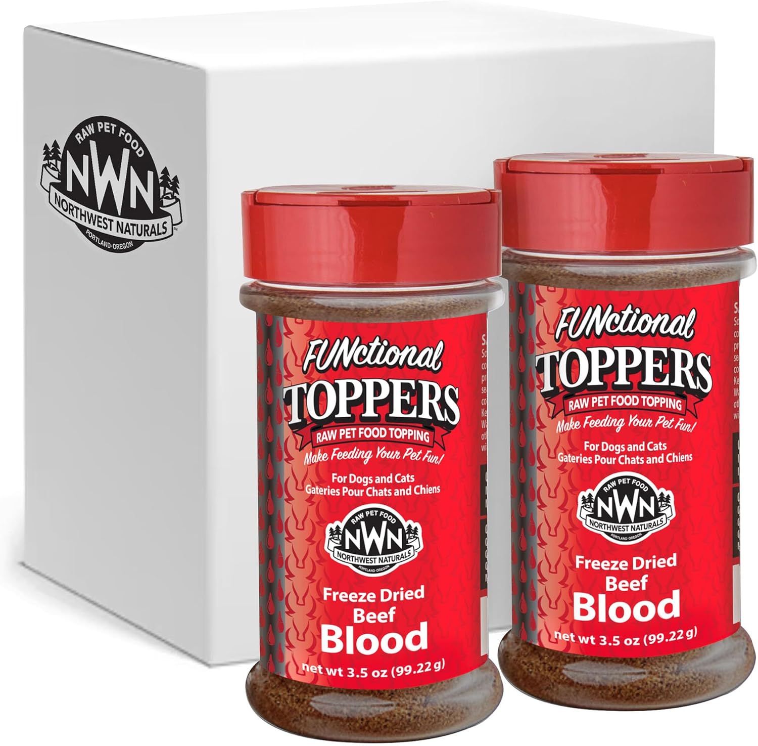 Premium USA-made freeze-dried topper for picky pets