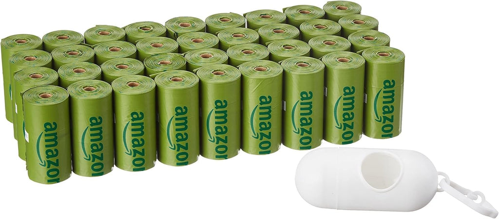 Amazon Basics Premium Leak Proof Dog Poop Bags with Dispenser and Leash Clip, Unscented, 13" x 9", 540 Count (36 Rolls of 15) - Image 10