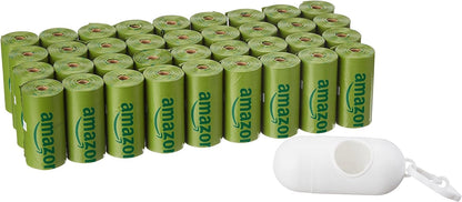 Amazon Basics Premium Leak Proof Dog Poop Bags with Dispenser and Leash Clip, Unscented, 13" x 9", 540 Count (36 Rolls of 15) - Image 10