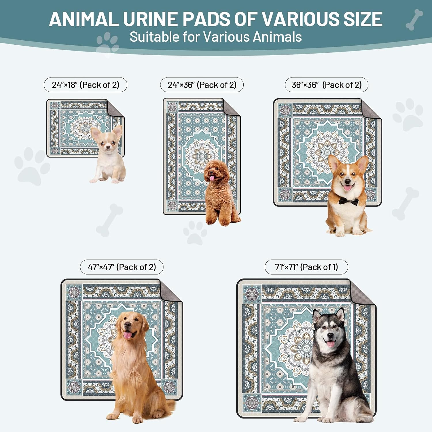 Close up of absorbent fabric on Bumubi pet mat